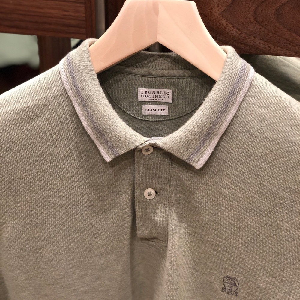 Preloved Brunello Cucinelli men’s polo shirt